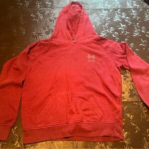 Empyre Red Hoodie with Embroidered Logo